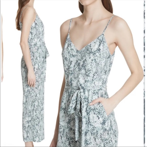 L’AGENCE Jaelyn Snake Print Jumpsuit - Picture 3 of 8